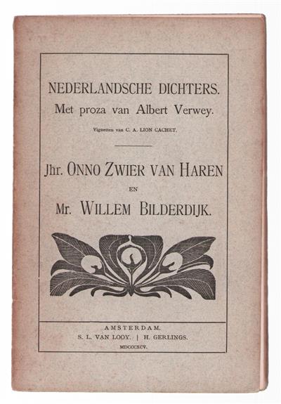 Jhr. Onno Zwier van Haren en Mr. Willem Bilderdijk