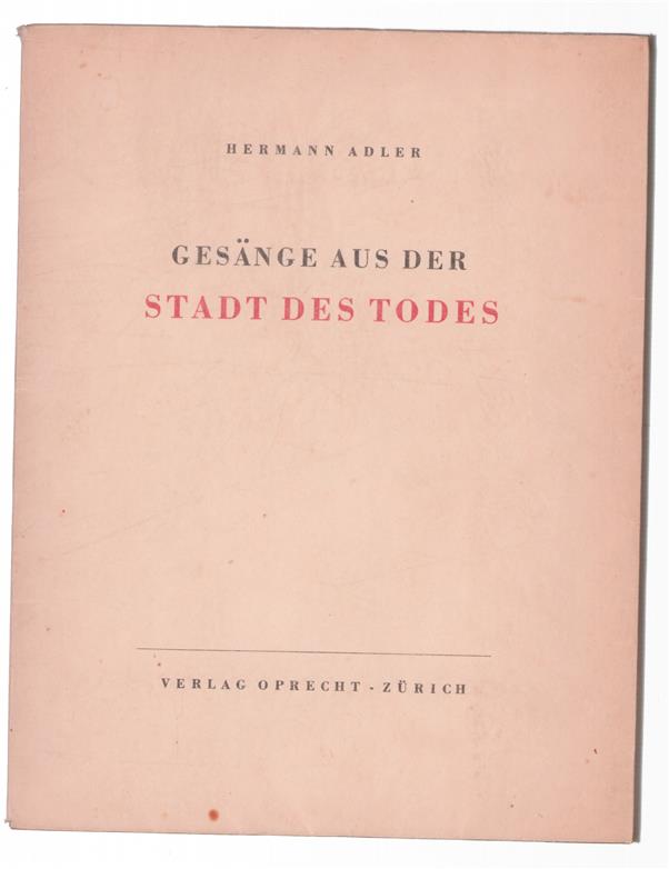 Gesange aus der Stadt des Todes