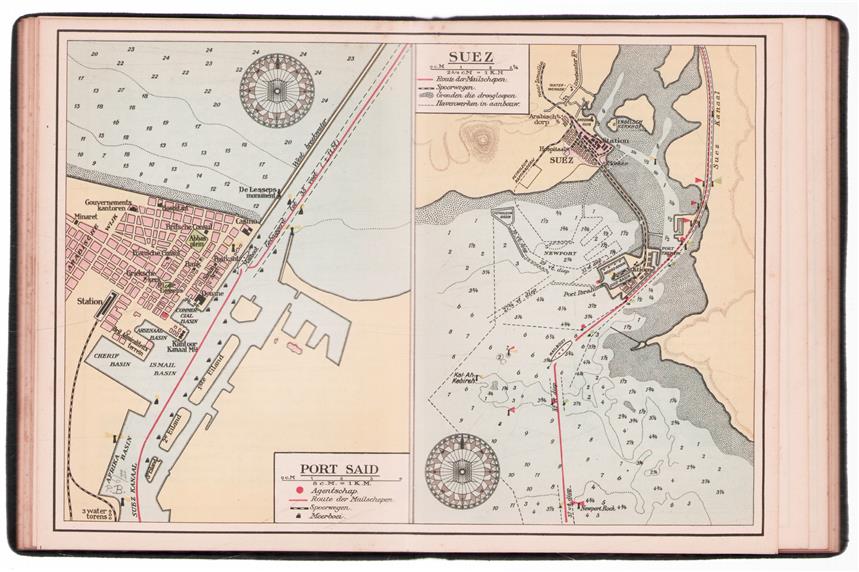 Reis-atlas der Stoomvaart Maatschappij "Nederland"