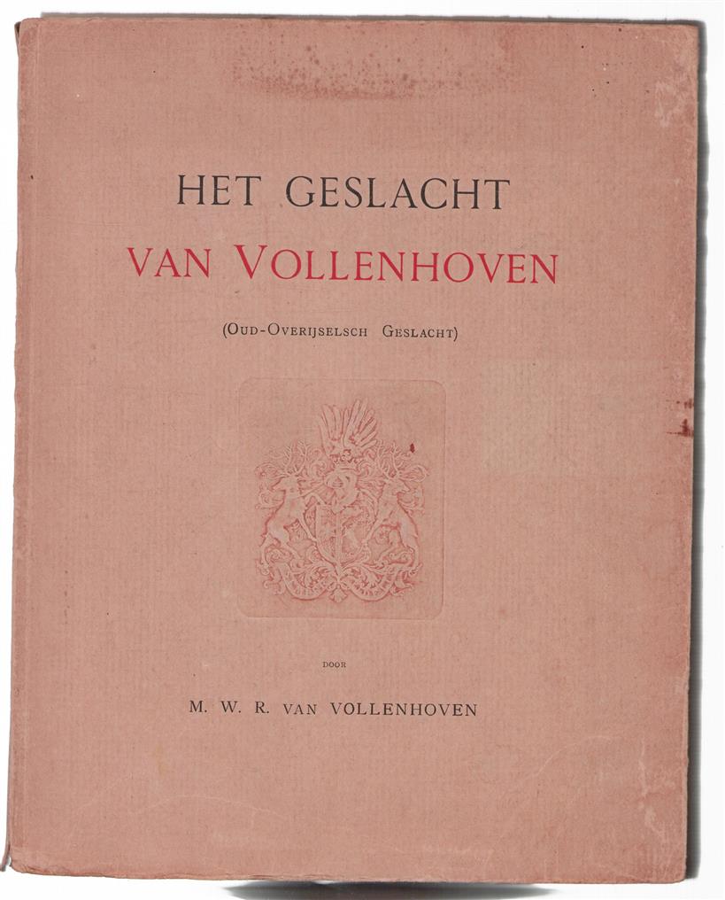 Het geslacht Van Vollenhoven : (Oud-Overijselsch geslacht)