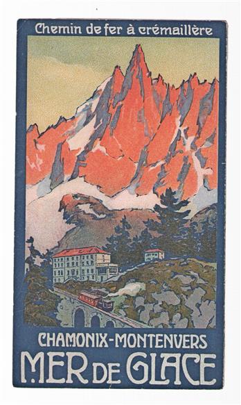 Spoorweg folder - Chamonix Montenvers Mer de Glace