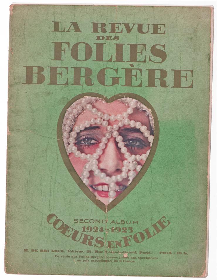 La revue des Folies Bergère : coeurs en folie. second album : 1924-1925.(omslag beschadigd)