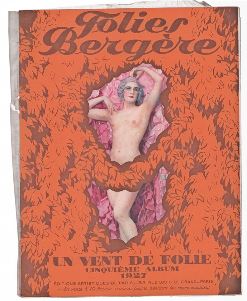 Un vent de folie -- : hyper-revue ; a grand spectacle en 2 actes et 58 tableaux de M. Louis Lemarchand /cprésentée par Paul Derval ; mise en scène de Pierre Fréjol ; musique nouvelle de Maurice Hermite ... [et al.] ; chorégraphie de Mme. Komarov