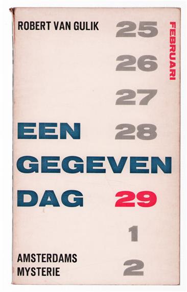 Een gegeven dag : Amsterdams mysterie