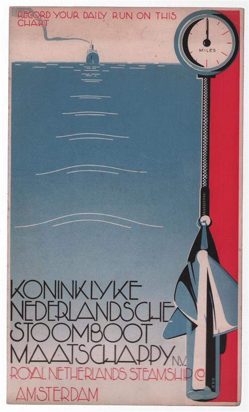 (TOERISME / TOERISTEN BROCHURE) Losse openslaande kaart ( Map of the Atlantic and Caribbean)