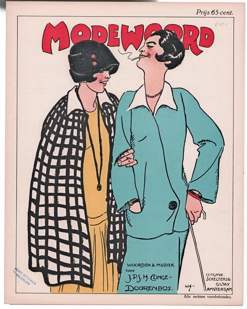 Modewoord  (bladmuziek kleur)