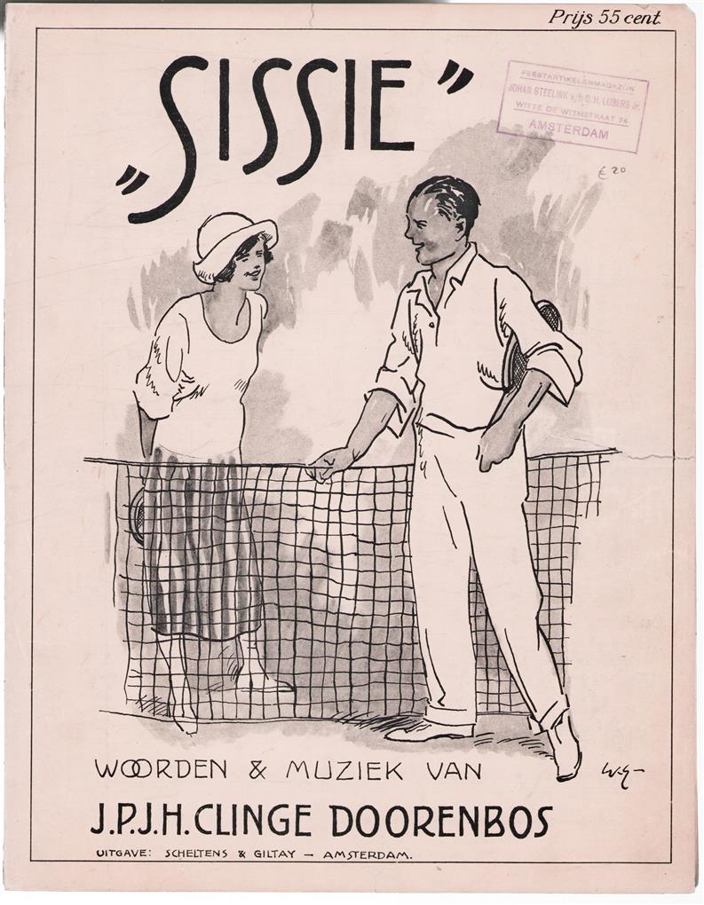 Sissie  (bladmuziek) Tennisspel