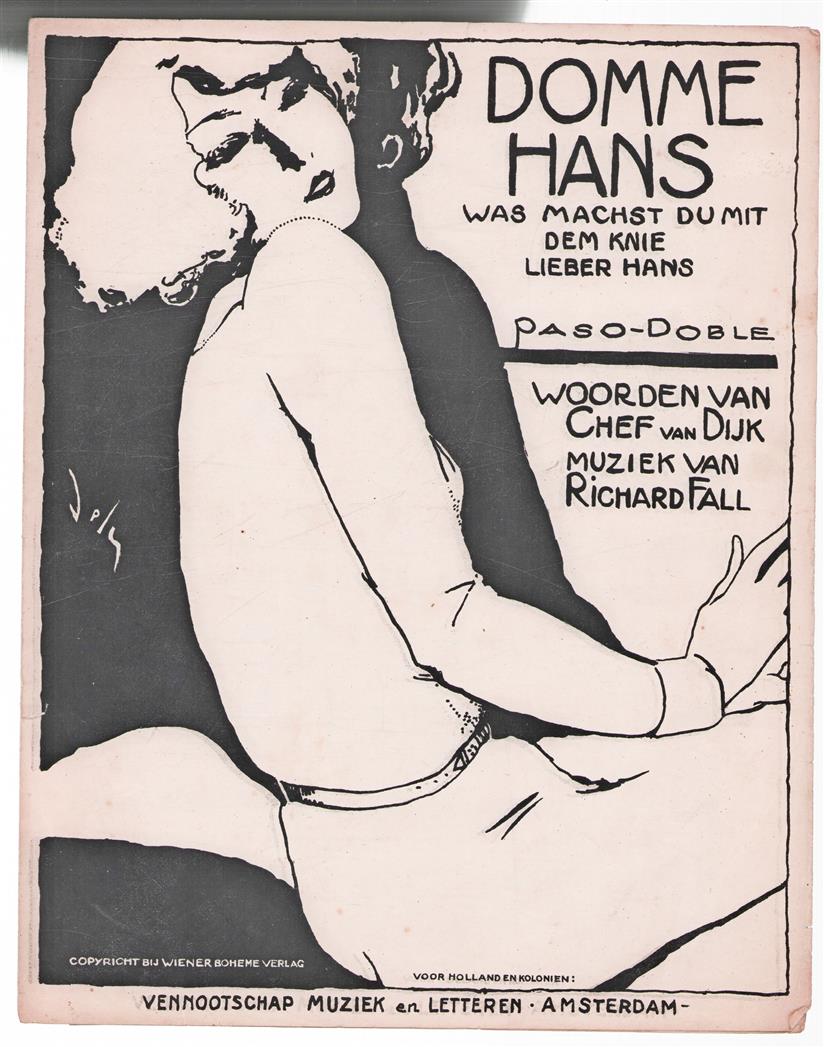 Domme Hans was machst du mit dem Knie lieber Hans (bladmuziek)