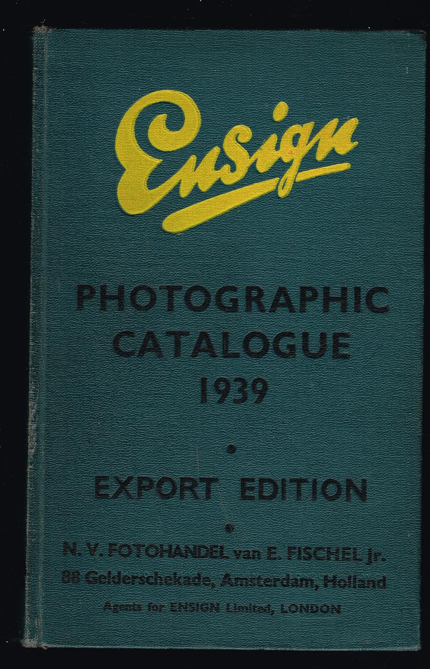 Ensign general photographic catalogue, 1939.