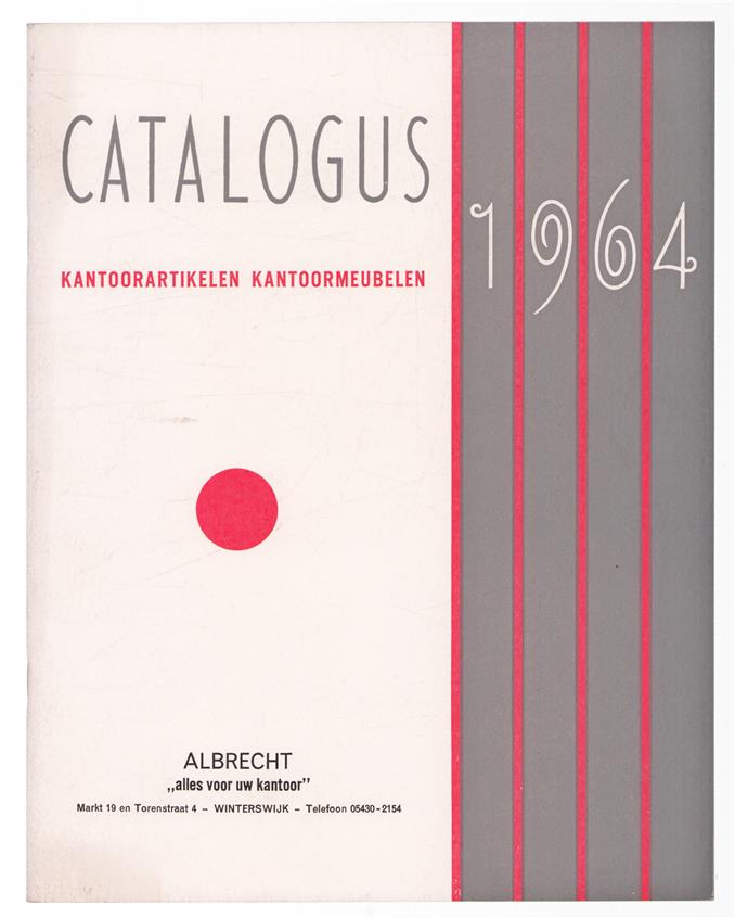 Catalogus Kantoorartikelen Kantoormeubelen 1964