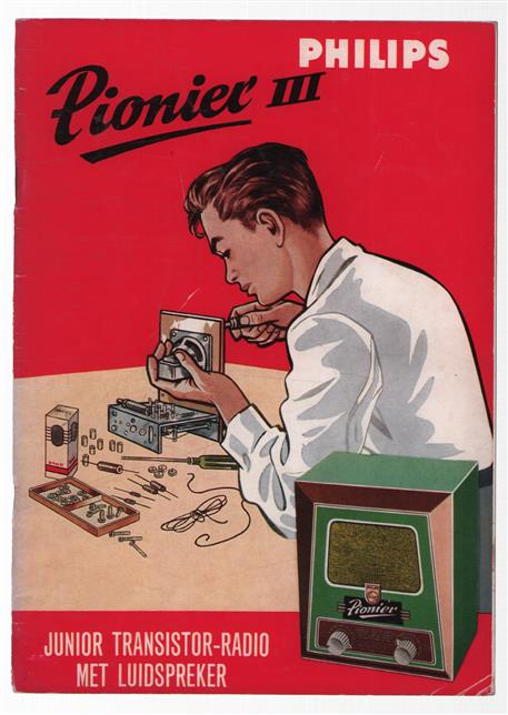 Philips Pionier III Junior Transistor Radio met luidspreker