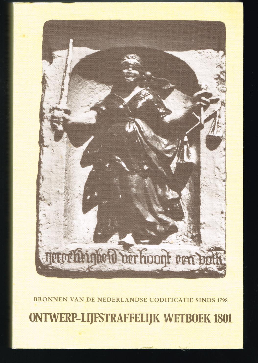 Het ontwerp-lijfstraffelijk wetboek 1801