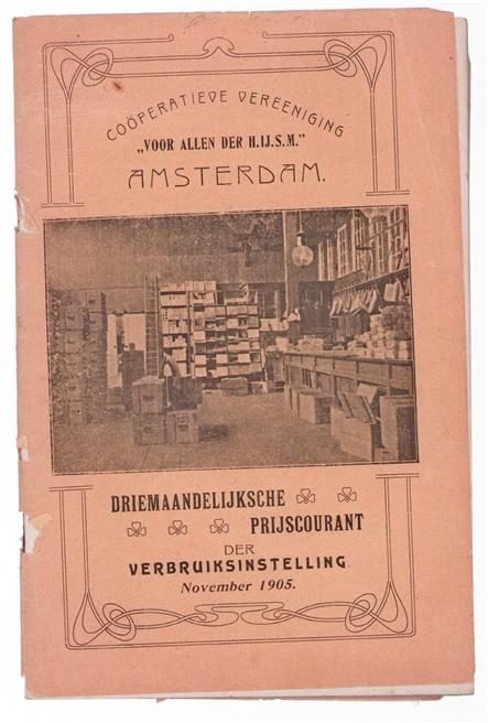 Driemaandelijksche prijscourant der verbruikinstelling