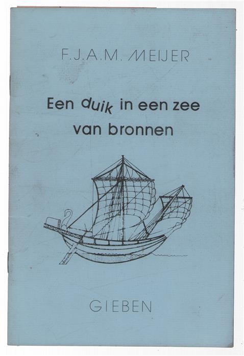 Een duik in een zee van bronnen, oude geschiedenis vanaf de bodem van de Middellandse Zee