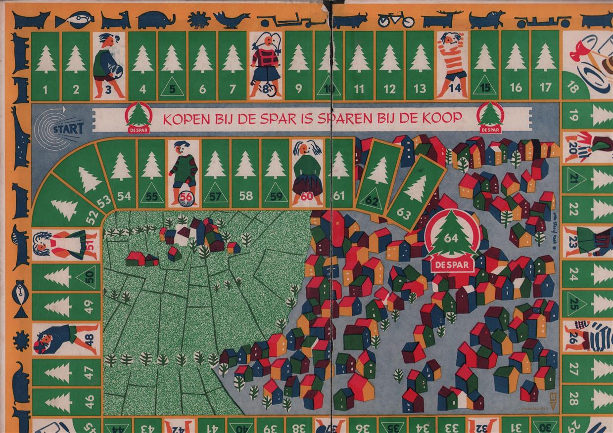 SPAR gezelschapsspel  - Kopen bij de spar is sparen bij de koop