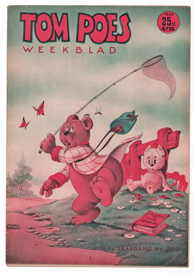 Tom Poes Weekblad ( originele oude uitgave ) nr 27