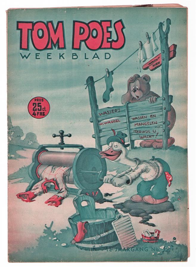 Tom Poes Weekblad ( originele oude uitgave ) nr 29