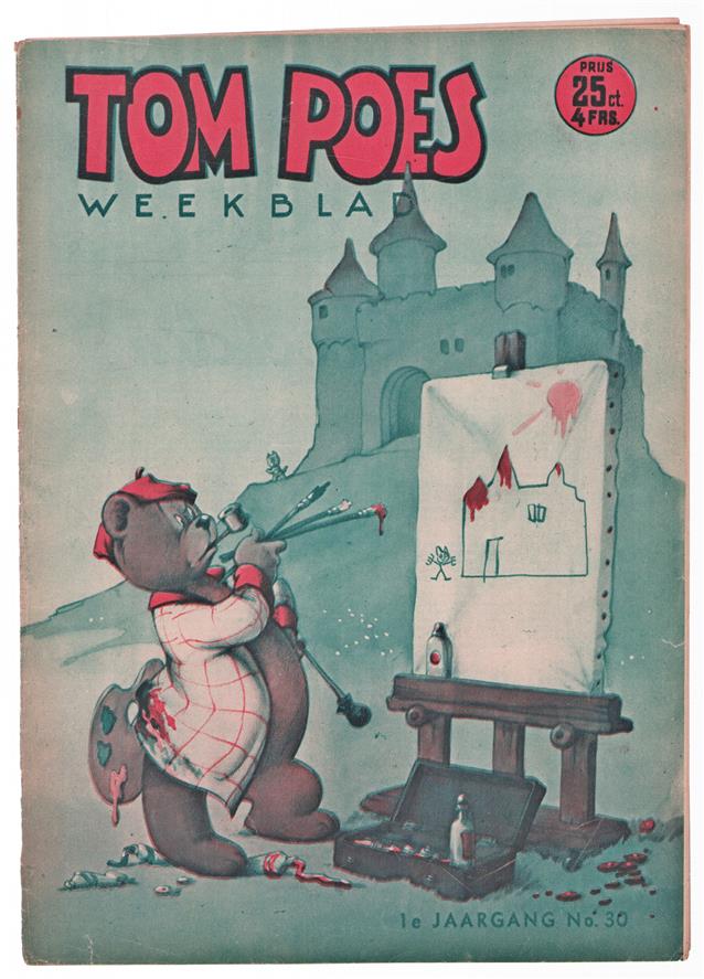 Tom Poes Weekblad ( originele oude uitgave ) nr 30