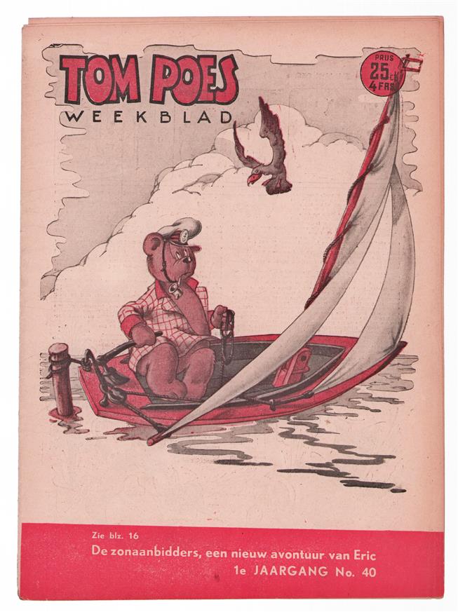 Tom Poes Weekblad ( originele oude uitgave ) nr 40