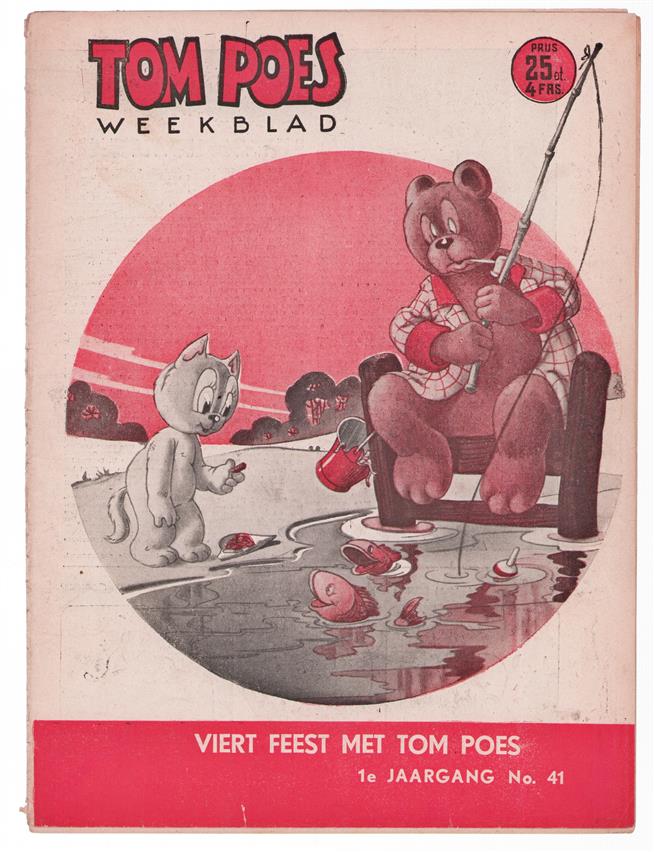 Tom Poes Weekblad ( originele oude uitgave ) nr 41