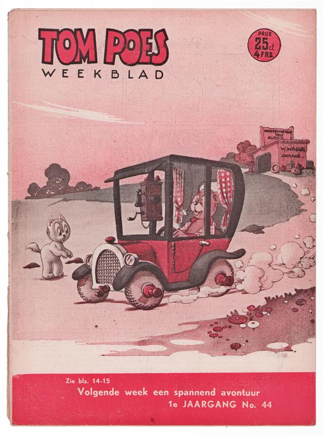 Tom Poes Weekblad ( originele oude uitgave ) nr 44