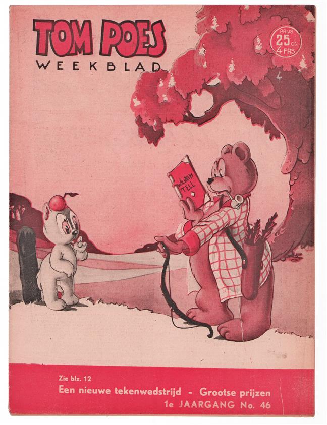 Tom Poes Weekblad ( originele oude uitgave ) nr 46