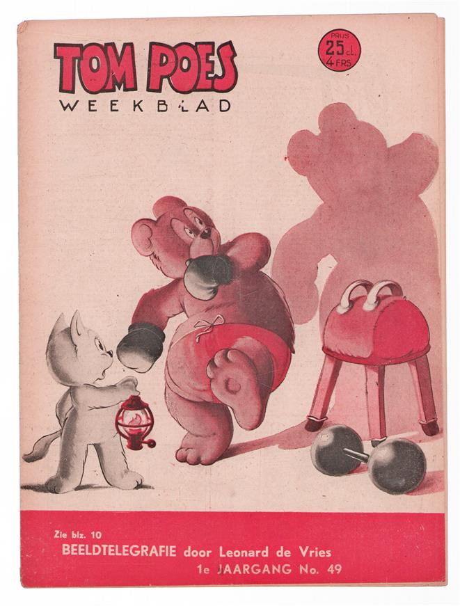 Tom Poes Weekblad ( originele oude uitgave ) nr 49