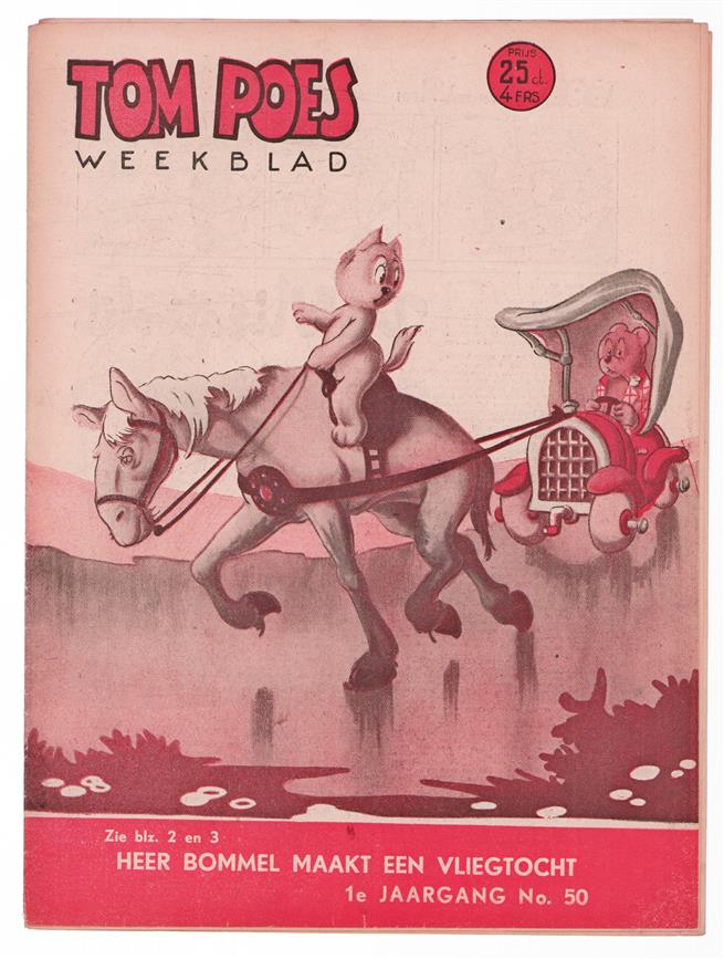Tom Poes Weekblad ( originele oude uitgave ) nr 50