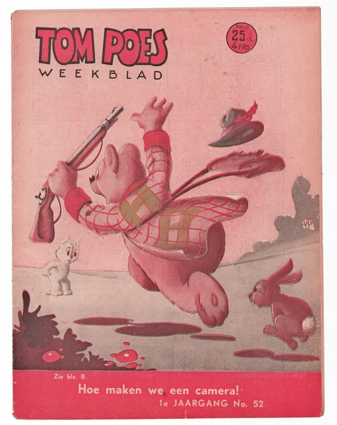 Tom Poes Weekblad ( originele oude uitgave ) nr 52