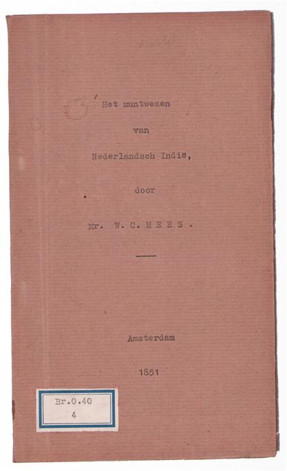Het Muntwezen van Nederlandsch Indi�