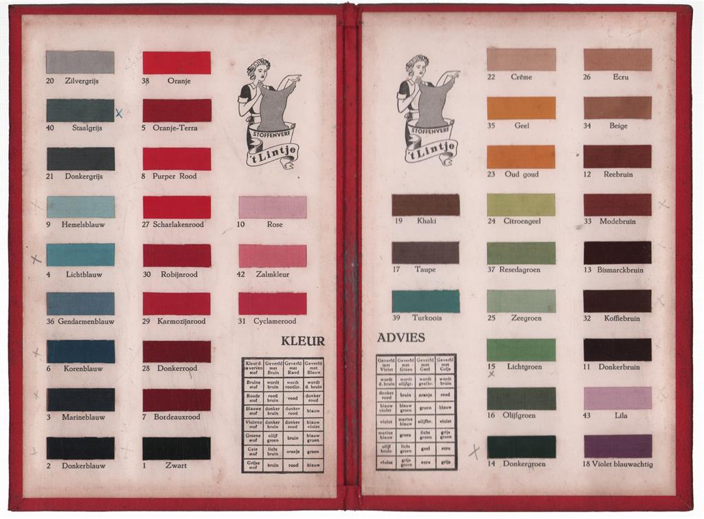 Stoffenverf voor huishoudelijk gebruik t Lintje