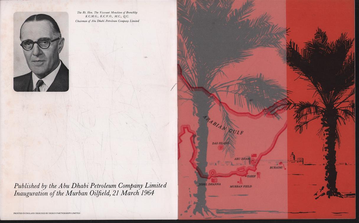 Inauguration of the Murban Oilfield 21 March 1964