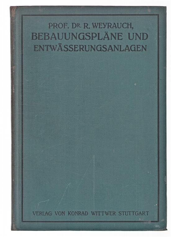 UBER BEBAUUNGSPLÄNE UND ENTWASSERUNGSANLAGEN VON MITTLERER UND KLEINERER STÄDTEN.