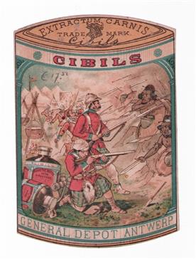 CIBILS trade card / advertising card (c 8x11Cm)