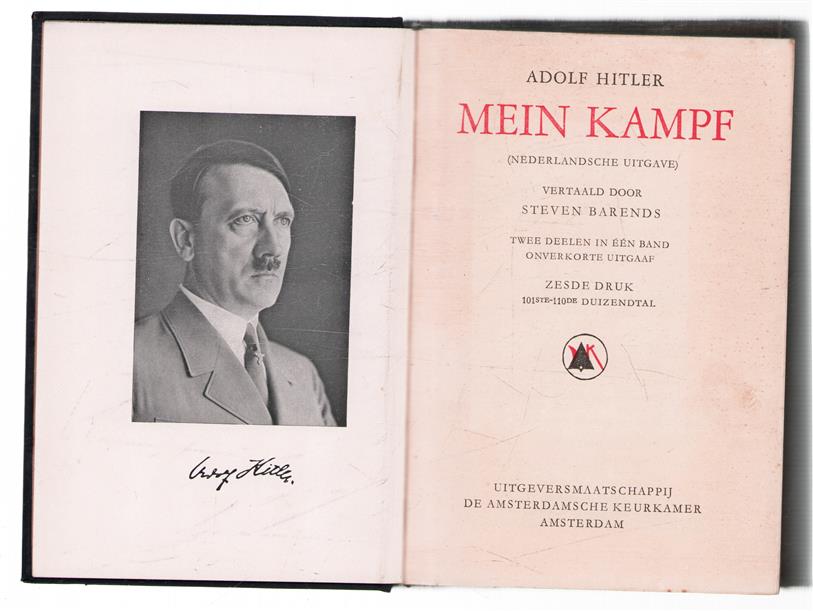 Mein Kampf : (Nederlandsche uitgave)