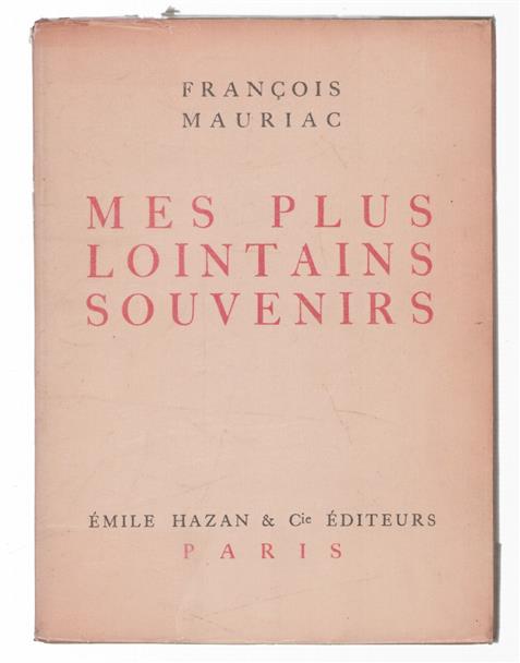 Mes plus lointains souvenirs