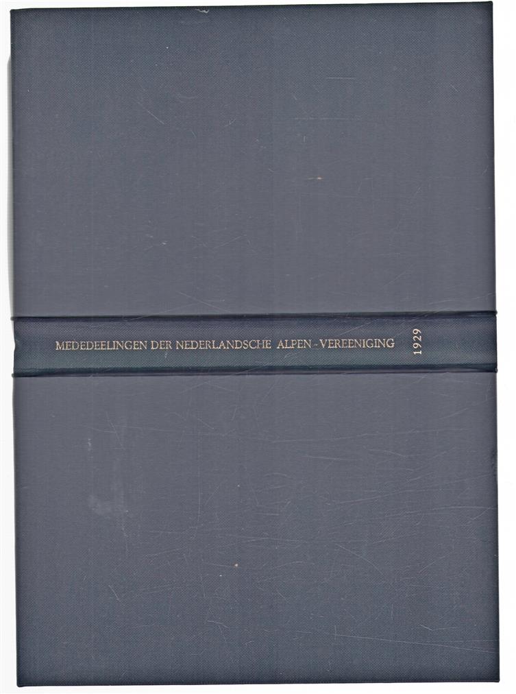 1929 Mededelingen der Nederlandsche Alpen - Vereeniging