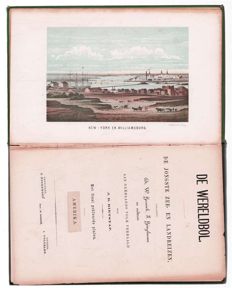 Amerika - De wereldbol : de jongste zee- en landreizen, volgens Dr. W. Harnisch, F. Heinzelmann en anderen / Dl. 7.