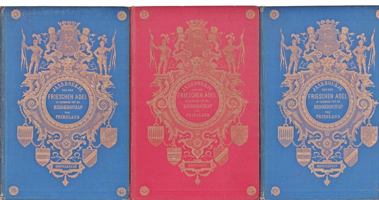 Jaarboekje van den Frieschen adel, in verband tot de Ridderschap van Friesland : opgedragen aan zijne Majesteit den Koning.
