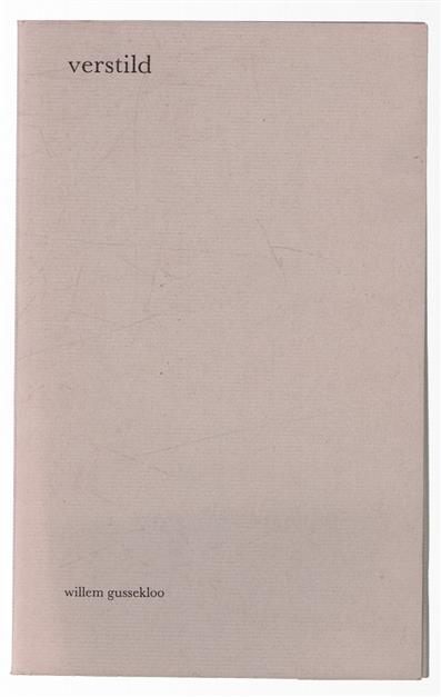 Verstild, (marketing in flarden)