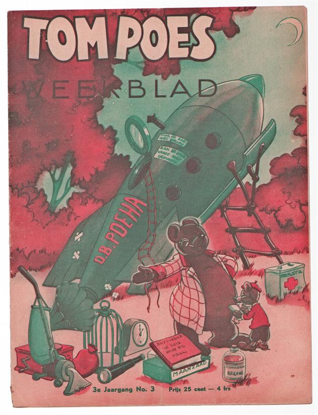 3e jaargang Tom Poes Weekblad ( originele oude uitgave ) nr 3
