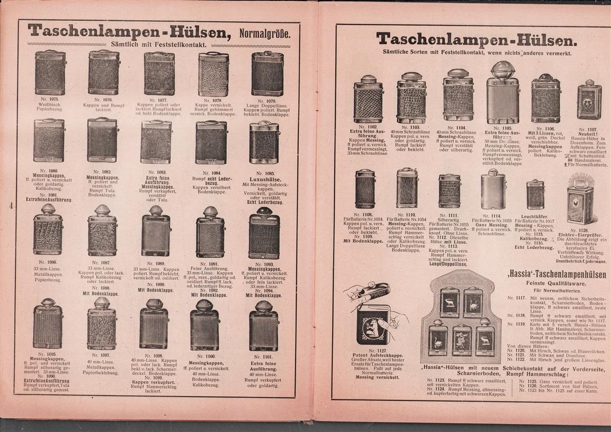 1920 - 1951 (nr 110) Johann Lichtenfeld - Hamburg 1 Catalogus electrieche huishoudelijke apparaten