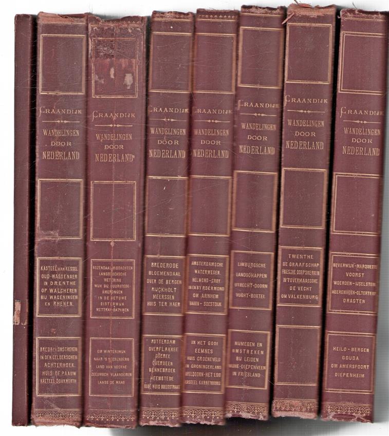 ( 8 delen) Wandelingen door Nederland 7 delen + deel WANDELKAARTEN