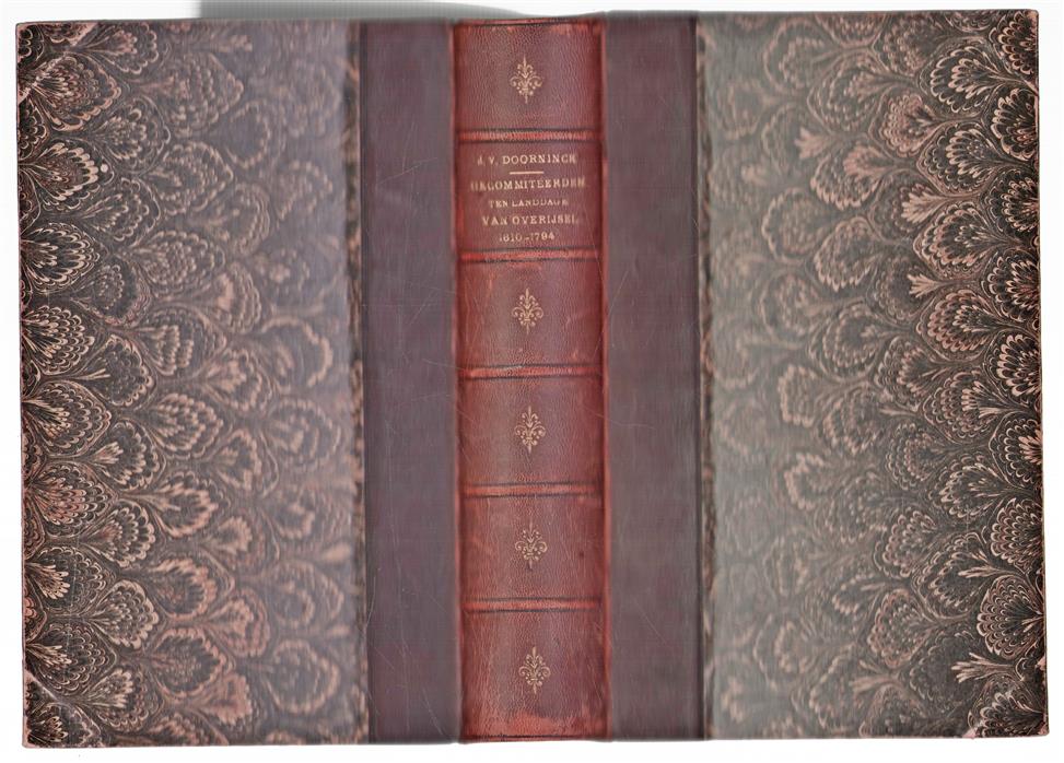 Geslachtkundige aanteekeningen ten aanzien van de gecommitteerden ten landdage van Overijssel zedert 1610-1794, met eenige berigten omtrent de voormalige havezathen in dat gewest