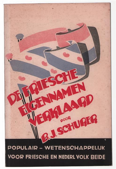 De Friesche eigennamen verklaard, merkwaardige afkomst, vorming, beteekenis, sleutel voor de verklaring van het grootste deel der Nederlandsche familie- en plaatsnamen, samenhang met taalwording?
