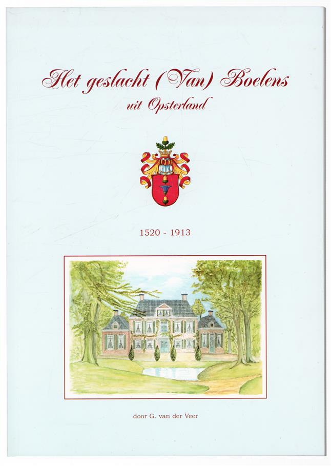 Het geslacht Van Boelens uit Opsterland 1520-1913