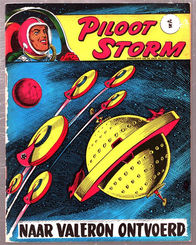 6 stripboeken Piloot Storm