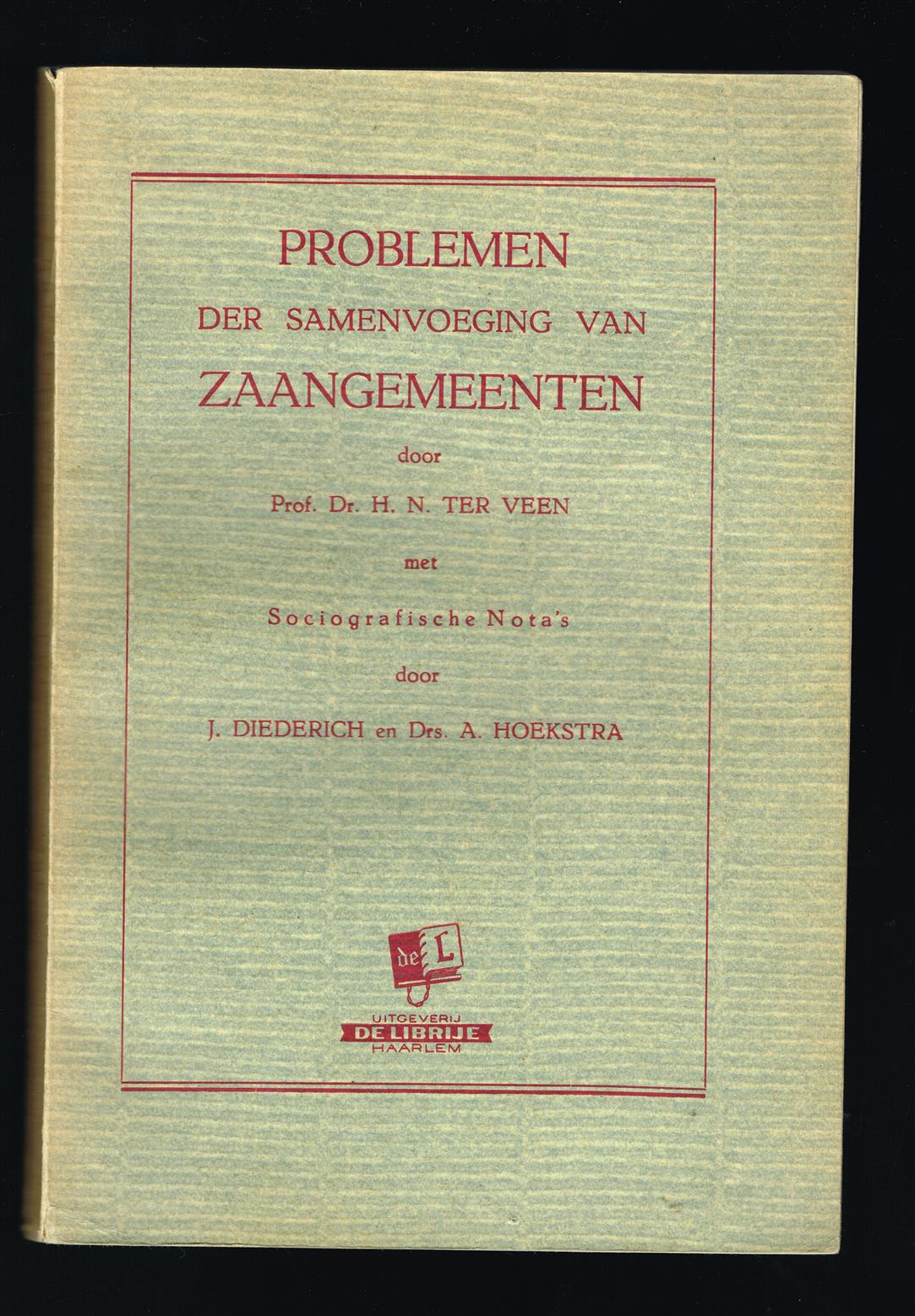 Problemen der samenvoeging van Zaangemeenten : advies, uitgebracht op verzoek van het Gemeentebestuur van Zaandam naar aanleiding van de plannen tot samenvoeging van gemeenten in Noordholland