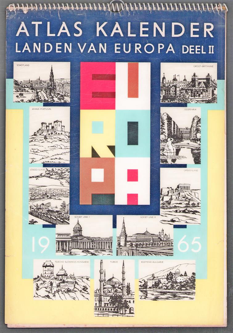 Atlas Kalender - Landen van Europa : Deel II
