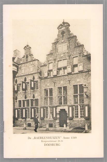 De Baerkenhuizen" anno 1349, Koepoortstraat 29-31, Doesburg.